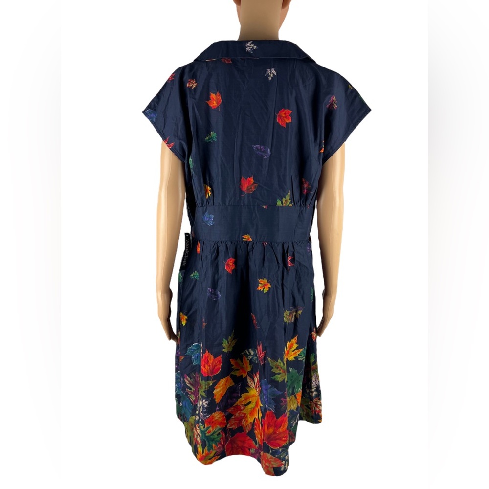 ModCloth Womens 16 Dress Can't Be Leaf I'm Fallin' For You Fit and Flare NWT - Picture 5 of 13